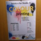 The prices of each colour printing all vary, depending on the size of the paper and the amount of colour or type of colour that'll be used.